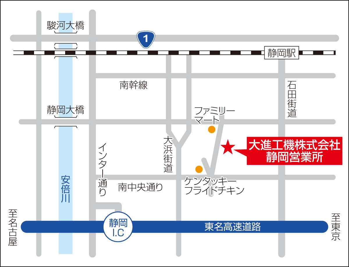 地図:静岡
