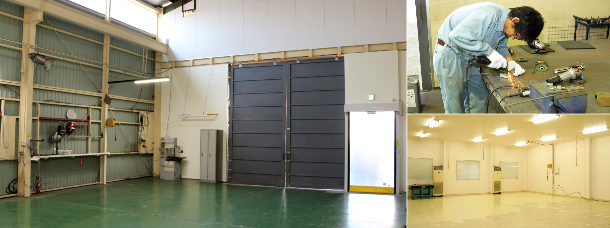 写真:製造部門の工場と作業風景